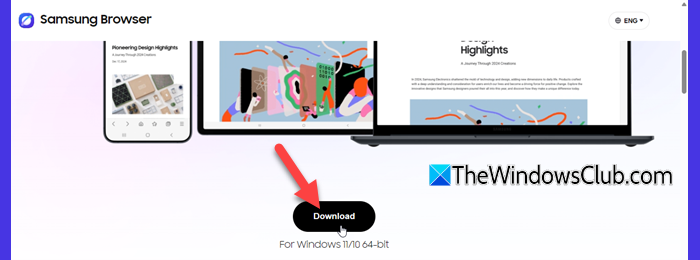 Samsung Browser for Windows Download Samsung Browser for Windows Download