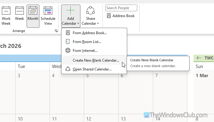 This calendar can't be shared with one or more of the people you added
