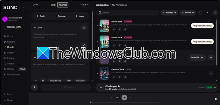 Royalty-Free Background Music for YouTube Videos with Suno