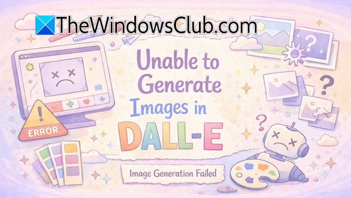 Unable to generate images in DALL-E