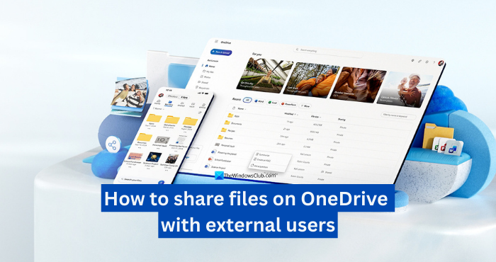 share files on OneDrive with external users