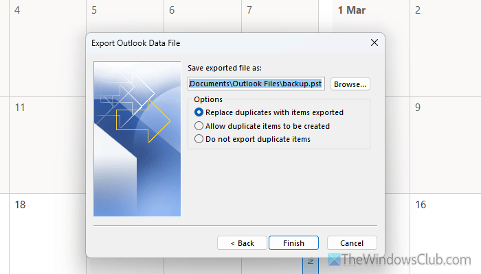 How to transfer Outlook email from one account to another