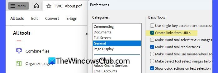 Acrobat Reader Preferences Acrobat Reader Preferences