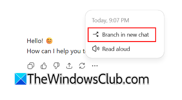 Verzweigen Sie einen Chat in ChatGPT