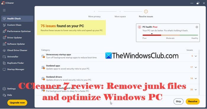 CCleaner 7 review