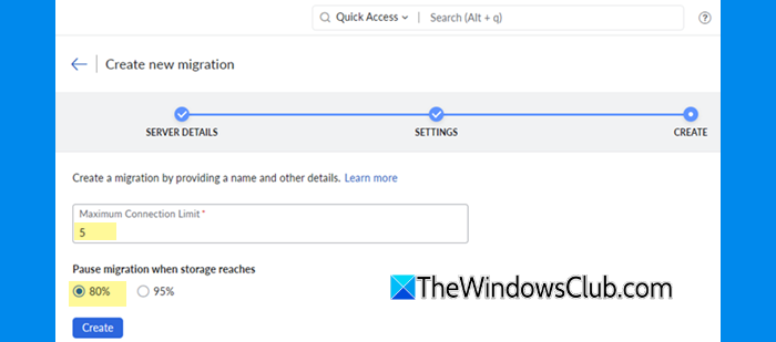 Creating new data migration Creating new data migration