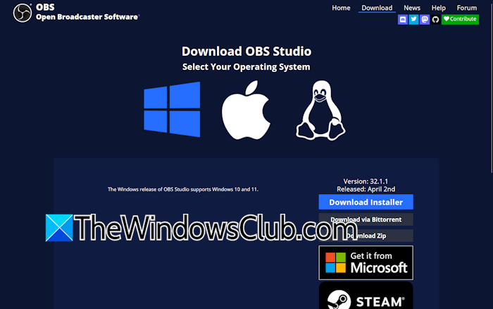 Download OBS Studio Download OBS Studio