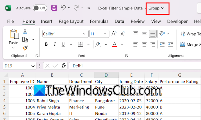 Filter option is greyed out in Excel [Fix]