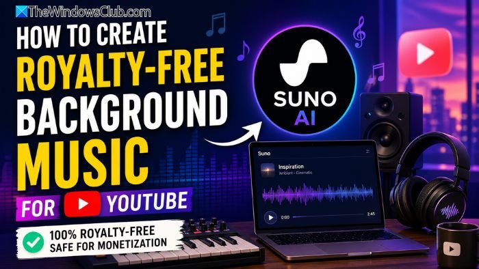 How to Create Royalty-Free Background Music for YouTube using Suno AI