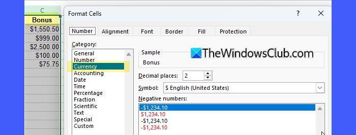 Gegevenstype voor bonus instellen