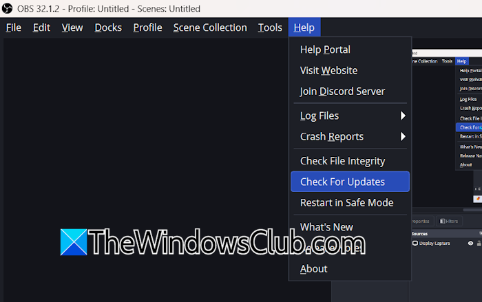 Update OBS Studio Update OBS Studio