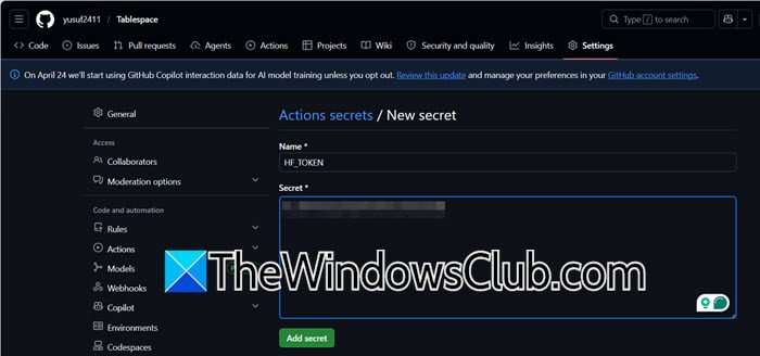 Jak połączyć GitHub z HuggingFace