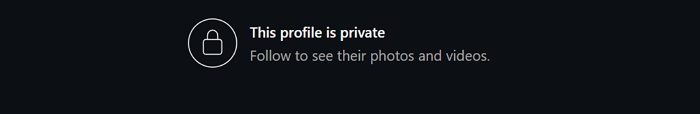 private account