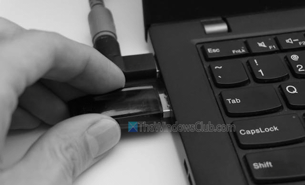 remove external devices remove external devices
