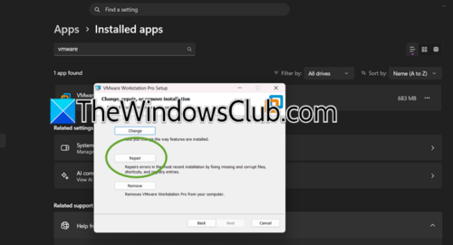 VMware Workstation failed to power off virtual machine