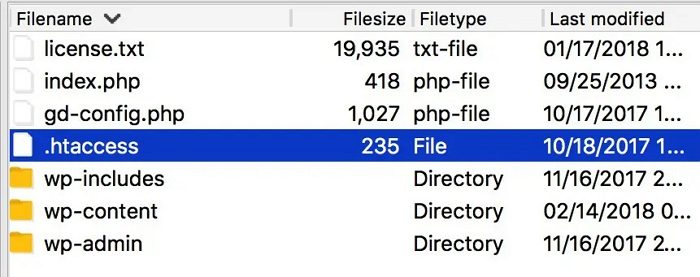 website backend configuration