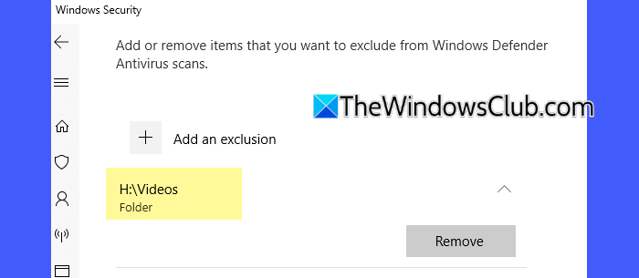 Add Defender Exclusions Add Defender Exclusions