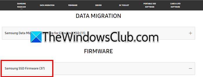 Download Samsung SSD firmware Download Samsung SSD firmware