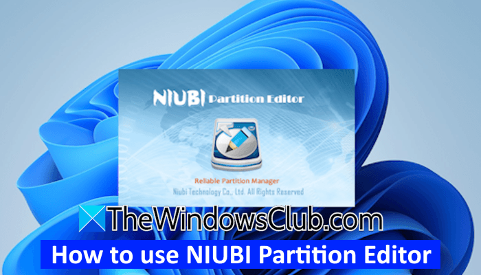 How to use NIUBI Partition Editor