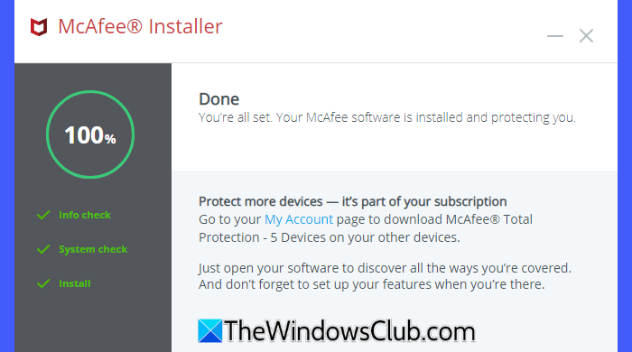 McAfee Installer McAfee Installer