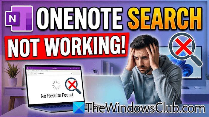 OneNote Search not working