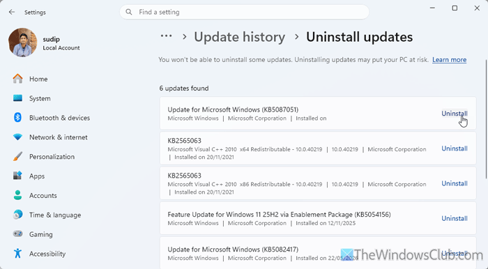 Office not opening after Update