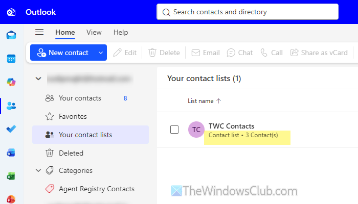 Kan geen e-mail verzenden naar groepen in Outlook