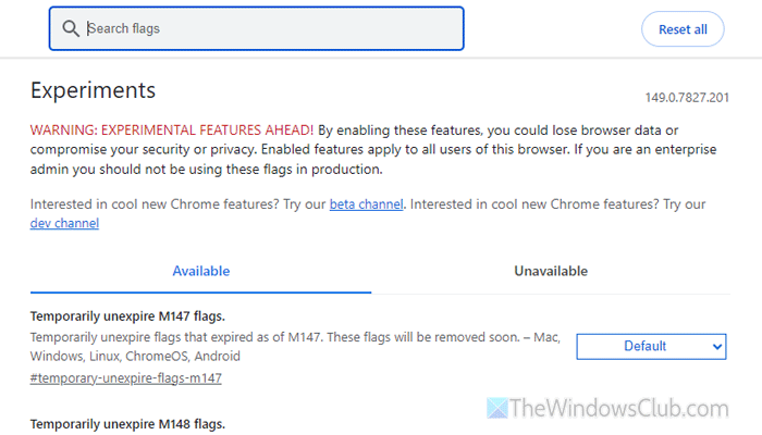 Clear cookies and site data when you quit Chrome missing