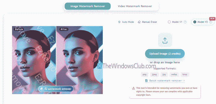 Free AI Watermark Remover tools