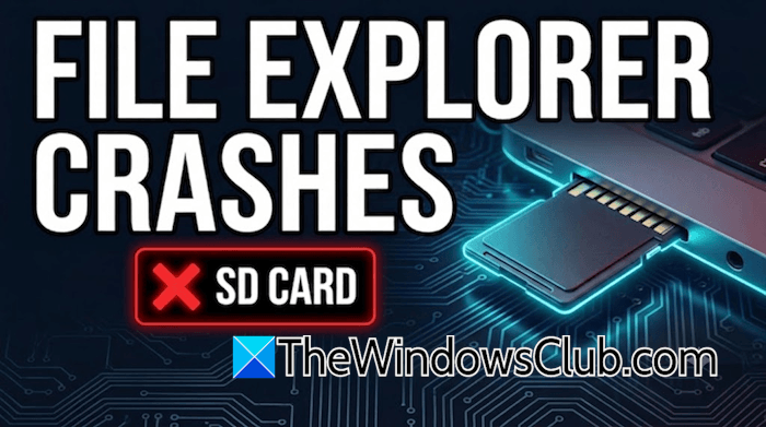 File Explorer crashes when opening SD Card File Explorer crashes when opening SD Card
