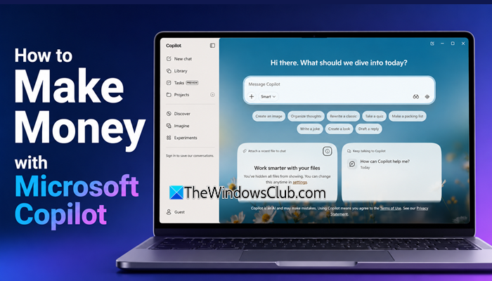 How to make money using Microsoft CoPilot AI