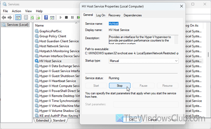 Hyper-V encountered an error while configuring the network