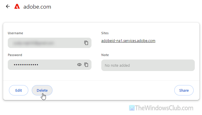 Multiple same passkeys show up when trying to sign into a website
