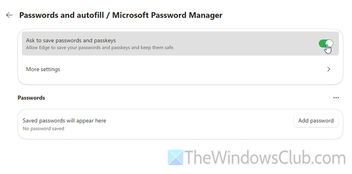 Multiple same passkeys show up when trying to sign into a website