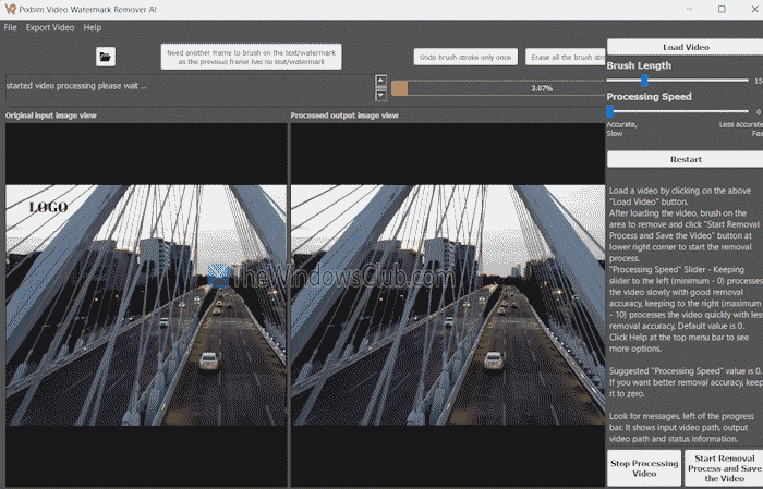 Pixbim Video Watermark Remover AI