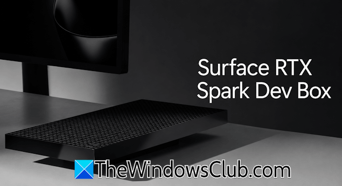 features of Surface RTX Spark Dev Box