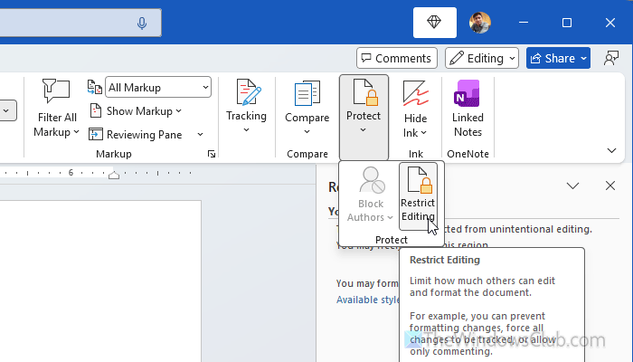 Indent not working in Word