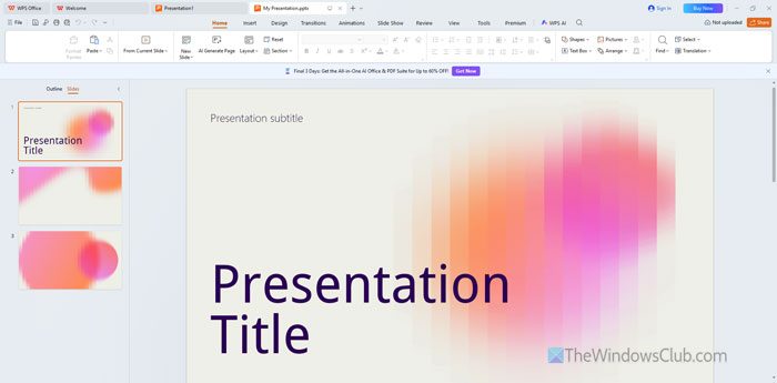 How to open PPT without PowerPoint