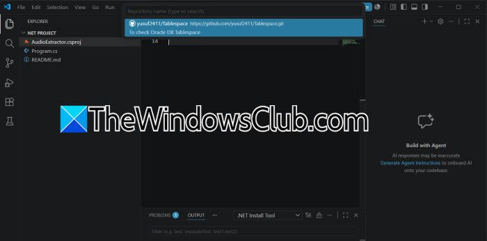 link GitHub to Visual Studio Code