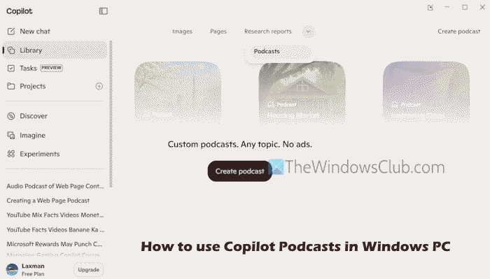 use copilot podcasts windows 11 use copilot podcasts windows 11