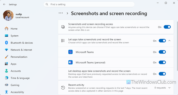 Word Screen Clipping not working or grayed out