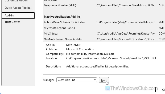 Word Screen Clipping not working or grayed out
