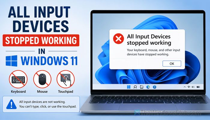 All Input Devices stopped working in Windows 11