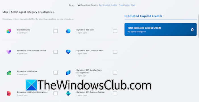 Copilot Credit Calculator