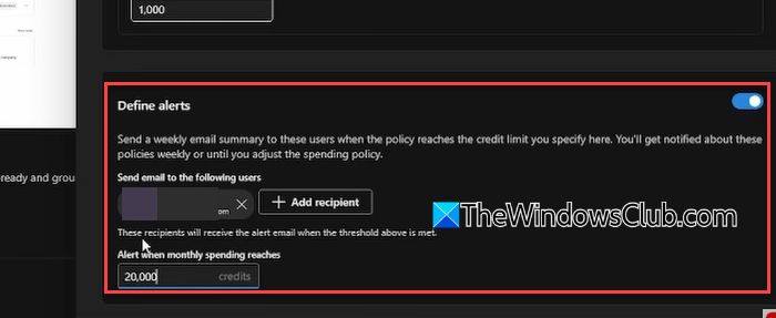 Define alerts Define alerts