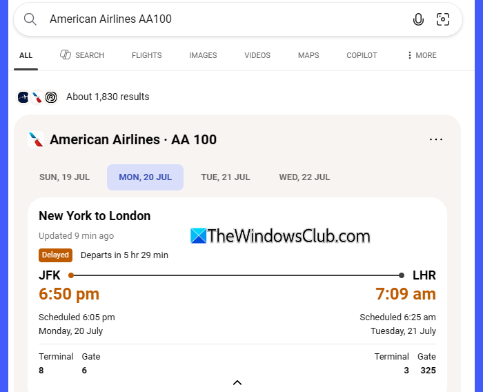 Travel and flight tracking