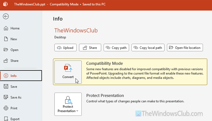 Unable to duplicate slides in PowerPoint