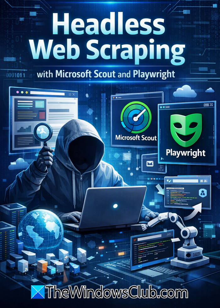 Web Scrape with Microsoft Scout