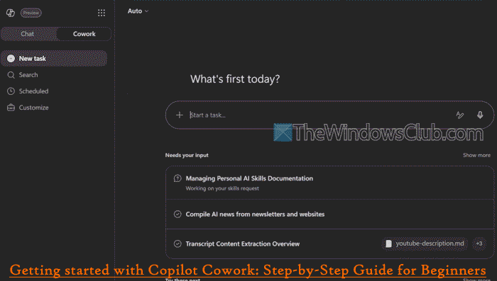 copilot cowork guide for beginners copilot cowork guide for beginners