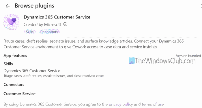 cowork plugin detail page
